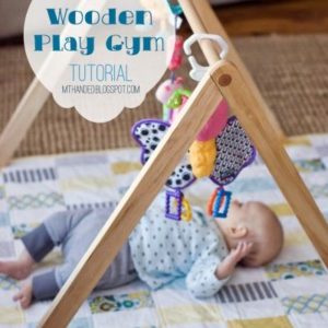 wooden play gym tutorial