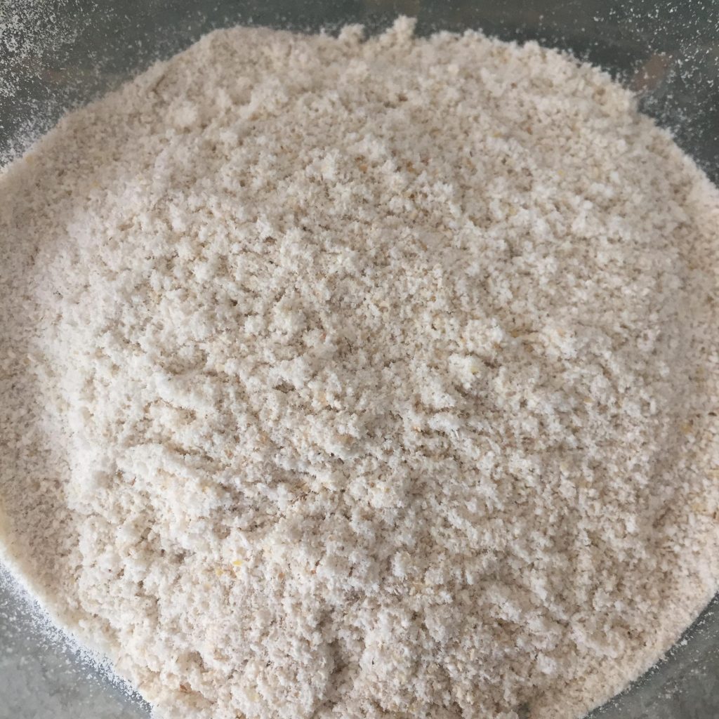 finely ground oats