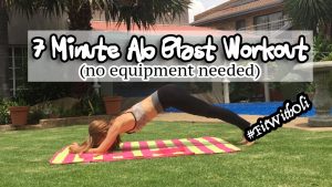 7 minute ab blast workout, home workout, busy mom an workout, six pack workout, bodyweight ab workout, workout at home