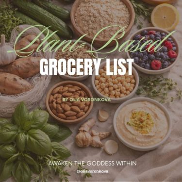 Plant-Based Grocery List