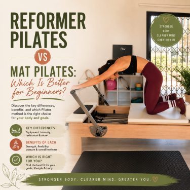Reformer Pilates vs Mat Pilates, which one is better for beginners